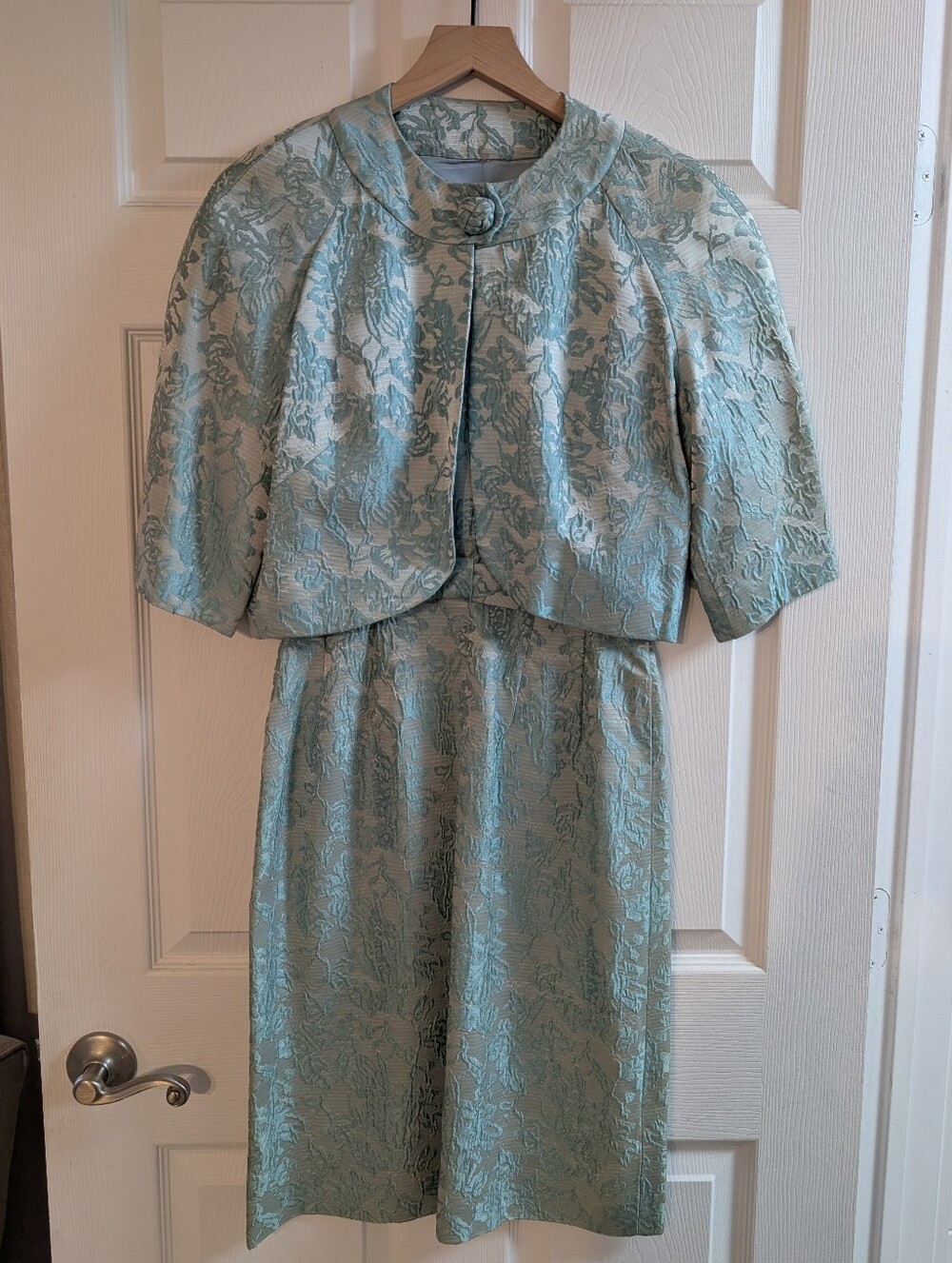 1960s‎ Cocktail Dress Set Brocade Two-Piece Set